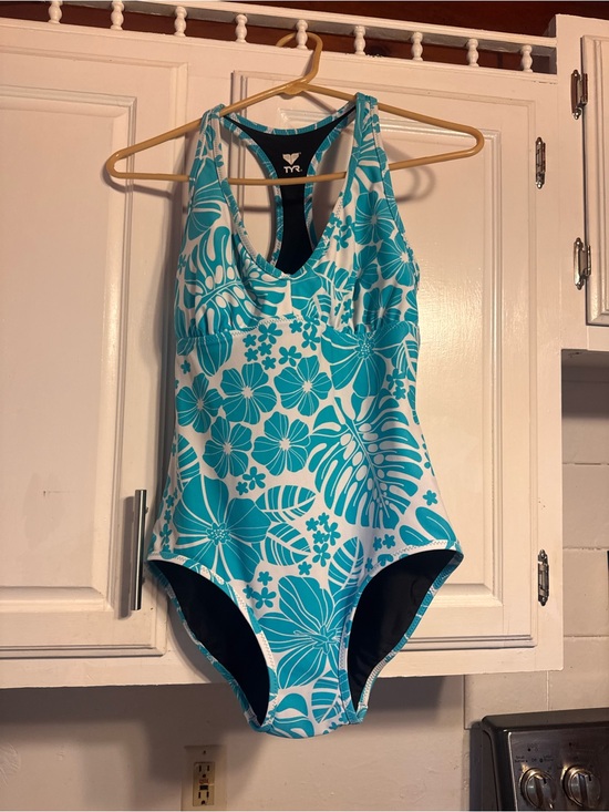 TYR Other - TYR' Blue Floral One-Piece Swimsuit womens